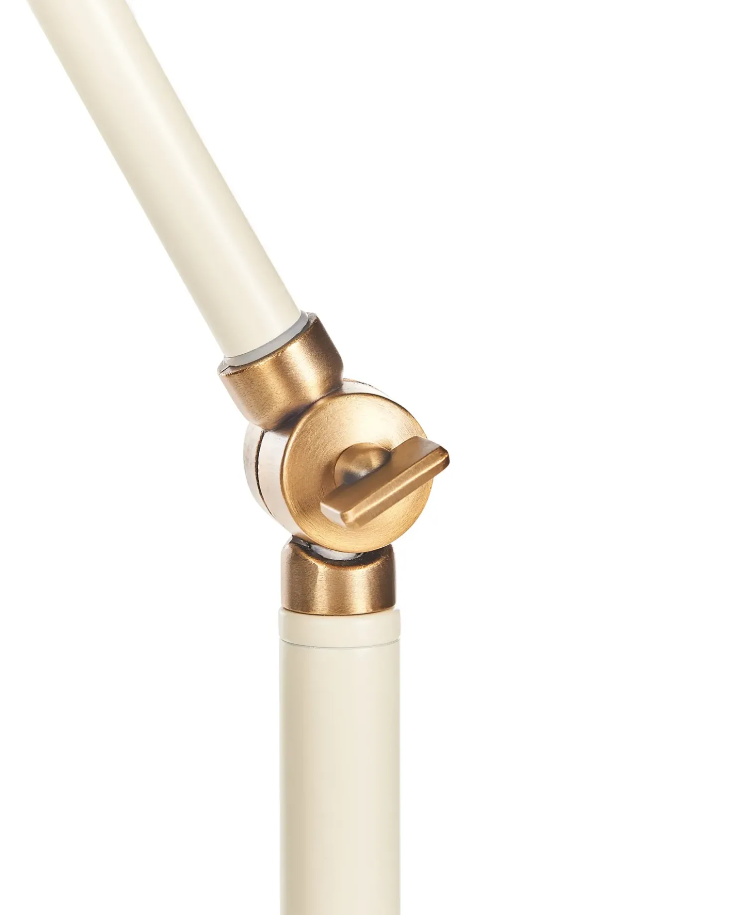 Lampada da pavimento LENNON Regolabile Metallo Beige chiaro