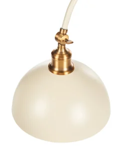 Lampada da pavimento LENNON Regolabile Metallo Beige chiaro