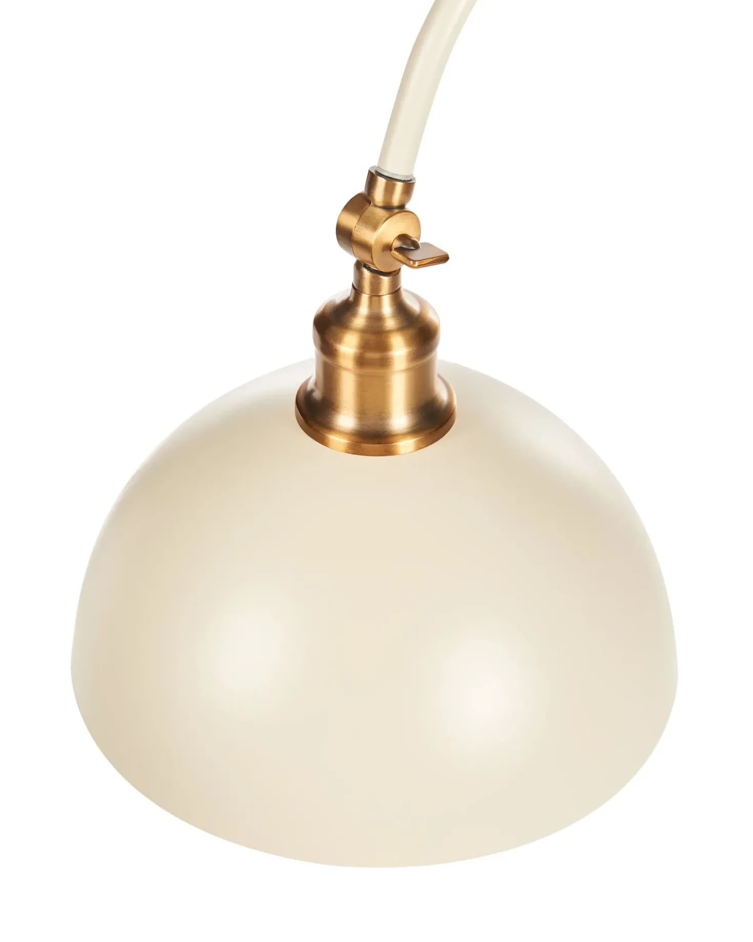 Lampada da pavimento LENNON Regolabile Metallo Beige chiaro
