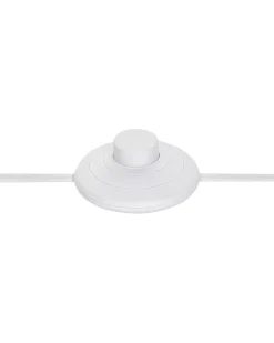 Lampada da pavimento LOURENS Metallo Bianco sporco