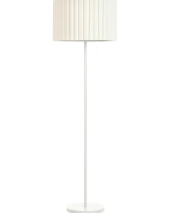Lampada da pavimento LOURENS Metallo Bianco sporco