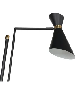 Lampada da pavimento MELAWI Metallo Nero