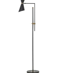 Lampada da pavimento MELAWI Metallo Nero