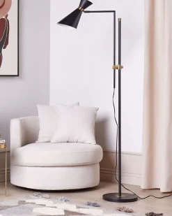 Lampada da pavimento MELAWI Metallo Nero