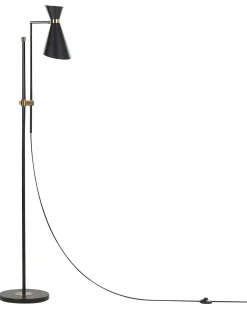 Lampada da pavimento MELAWI Metallo Nero