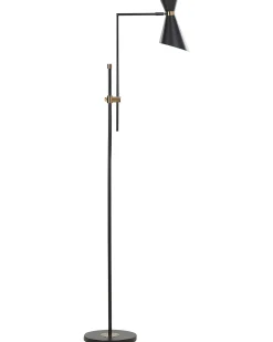 Lampada da pavimento MELAWI Metallo Nero