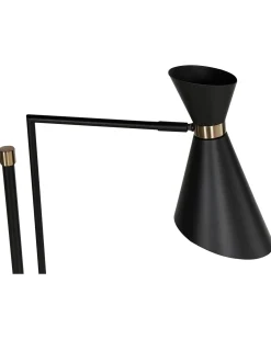 Lampada da pavimento MELAWI Metallo Nero