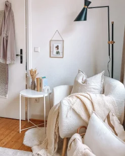 Lampada da pavimento MELAWI Metallo Nero