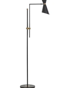 Lampada da pavimento MELAWI Metallo Nero