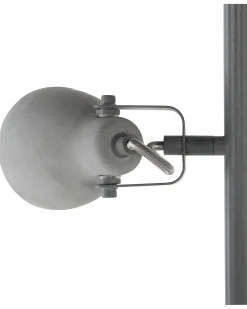 Lampada da pavimento MISTAGO Regolabile Cemento Grigio