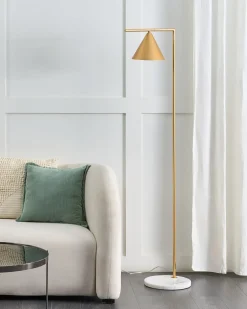 Lampada da pavimento MOCAL Metallo Oro