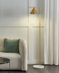 Lampada da pavimento MOCAL Metallo Oro