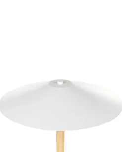 Lampada da pavimento MOPPY Legno di quercia Bianco