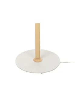Lampada da pavimento MOPPY Legno di quercia Bianco