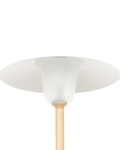 Lampada da pavimento MOPPY Legno di quercia Bianco