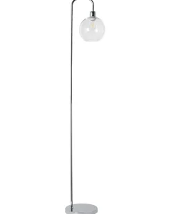Lampada da pavimento OKAVANGO Metallo Argento