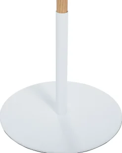 Lampada da pavimento OWENS Regolabile Legno di frassino Bianco