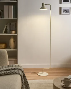 Lampada da pavimento RIMAVA Metallo Bianco sporco
