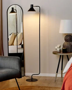 Lampada da pavimento RIMAVA Regolabile Metallo Nero