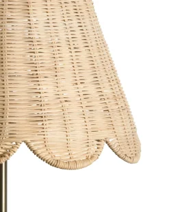 Lampada da pavimento SALM Rattan Naturale