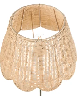 Lampada da pavimento SALM Rattan Naturale
