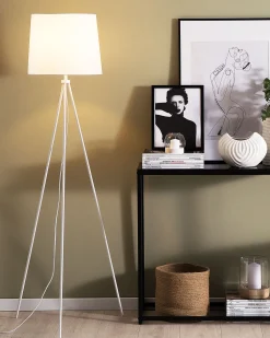 Lampada da pavimento SAMBRA Metallo Bianco