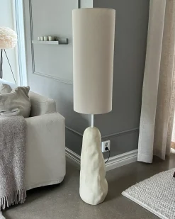 Lampada da pavimento SELB Ceramica Beige chiaro
