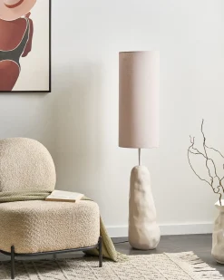 Lampada da pavimento SELB Ceramica Beige chiaro