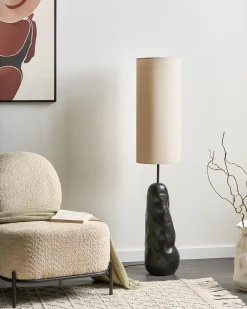 Lampada da pavimento SELB Ceramica Nero