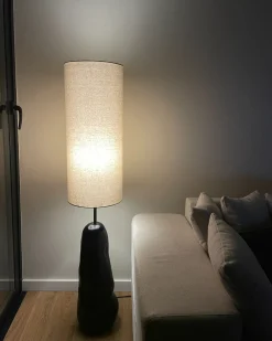 Lampada da pavimento SELB Ceramica Nero
