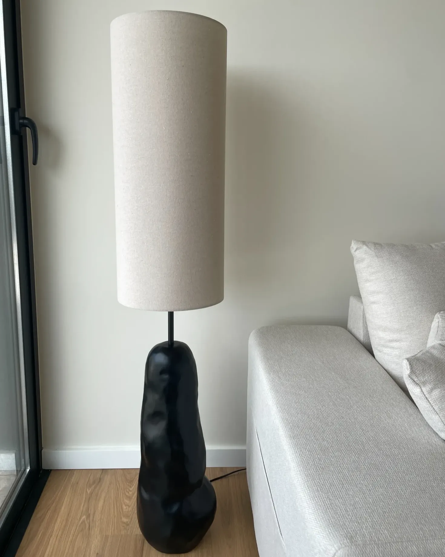 Lampada da pavimento SELB Ceramica Nero