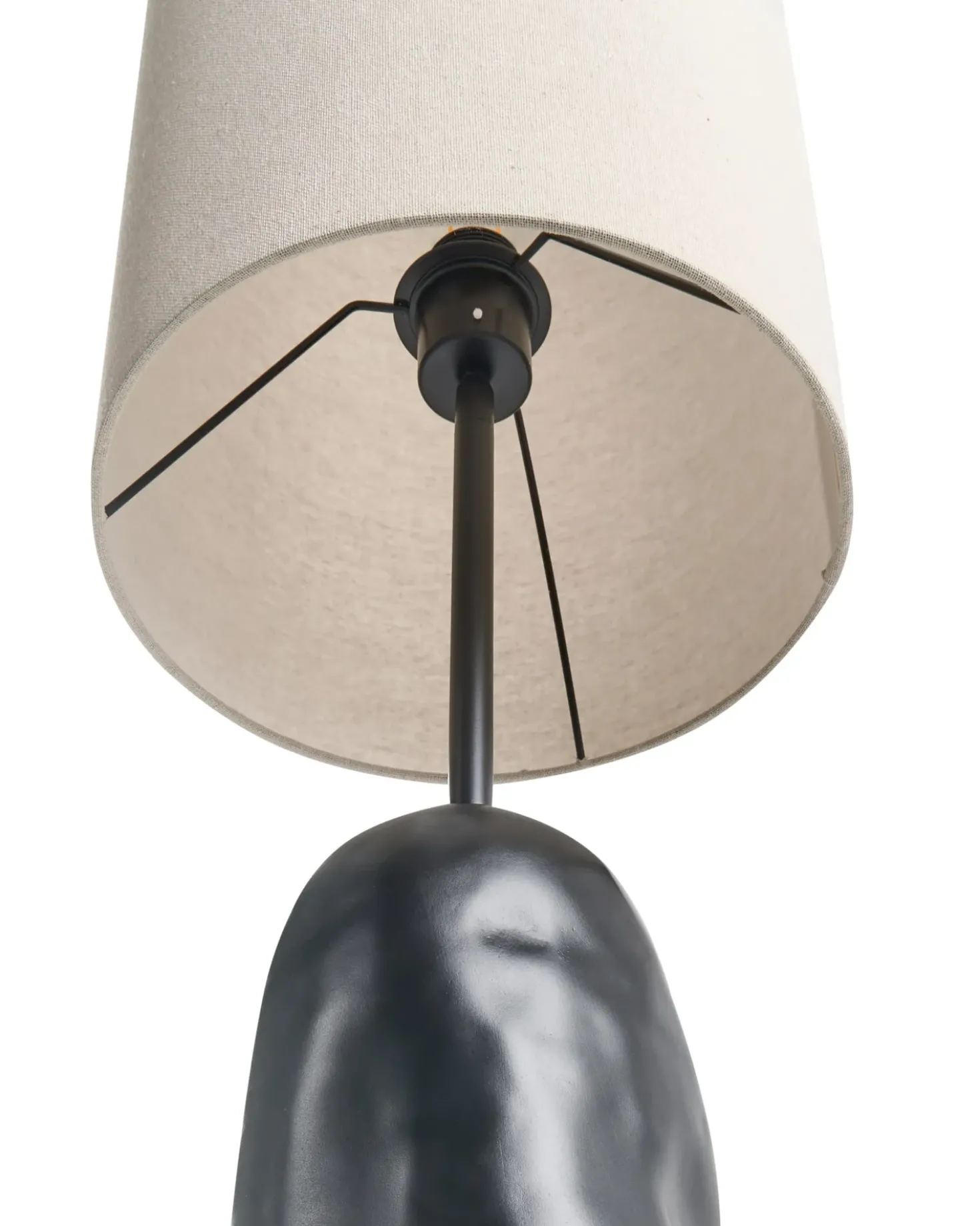 Lampada da pavimento SELB Ceramica Nero