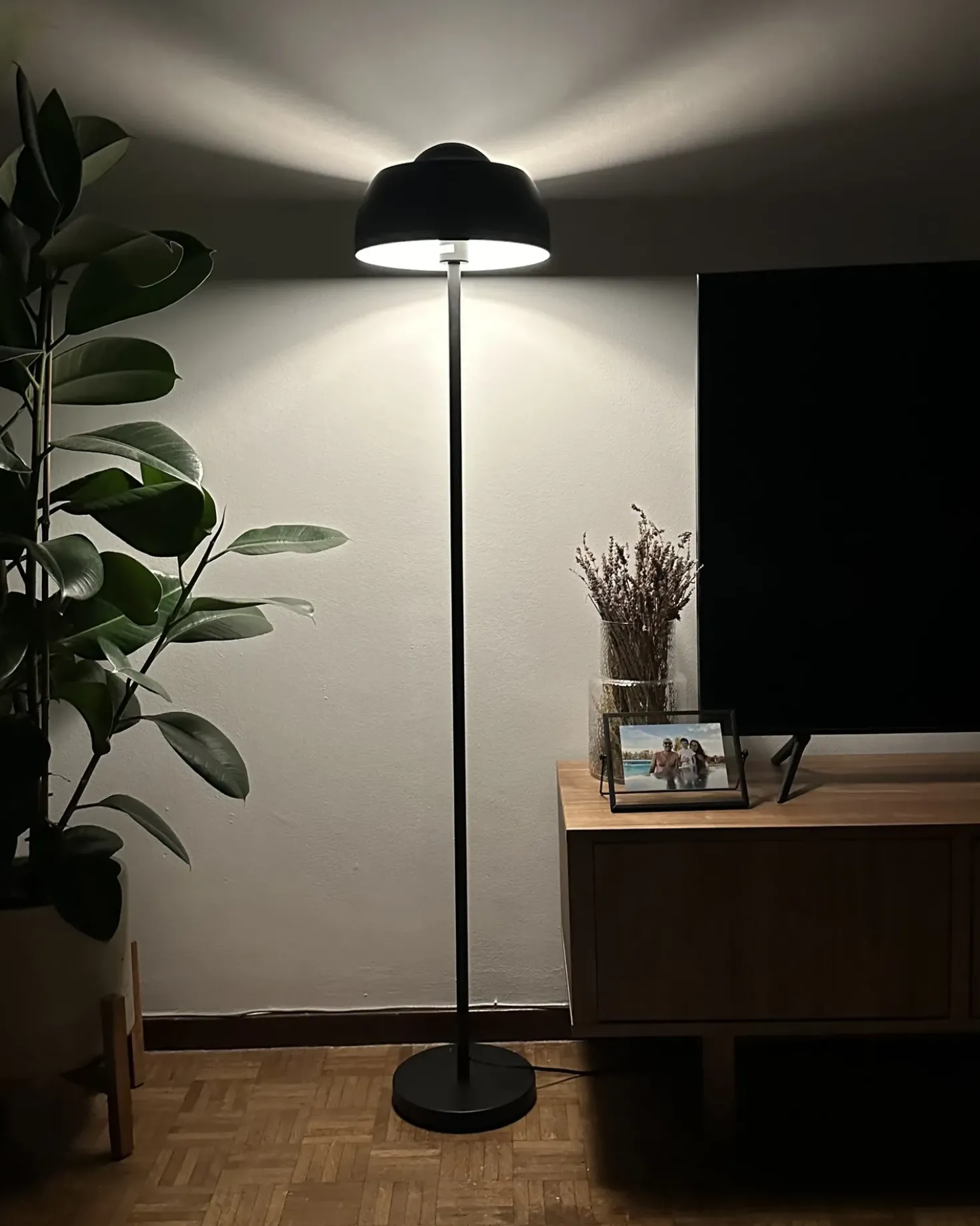Lampada da pavimento SENETTE Metallo Nero
