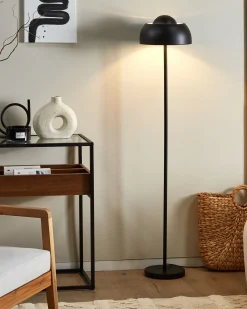 Lampada da pavimento SENETTE Metallo Nero