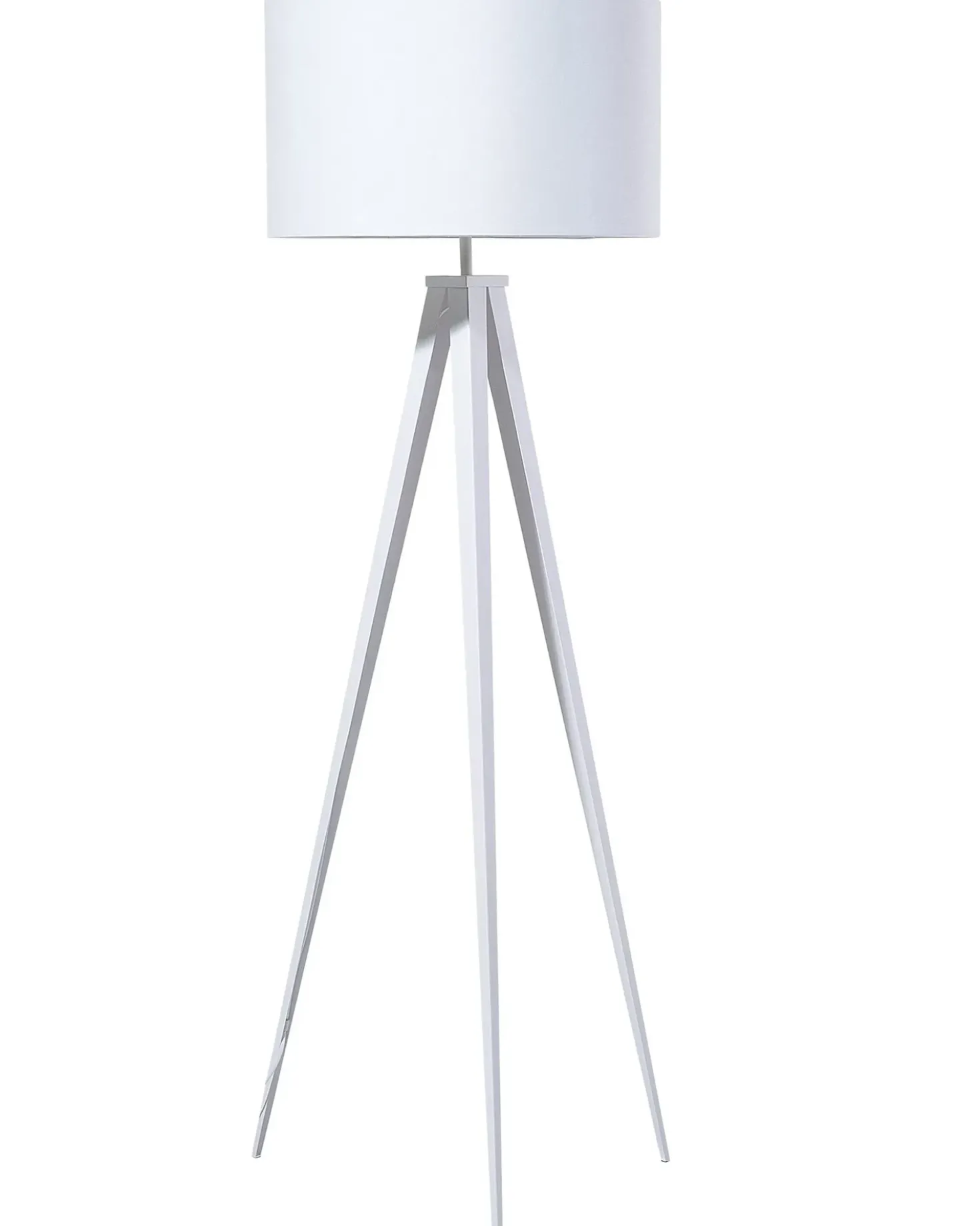 Lampada da pavimento STILETTO Metallo Bianco