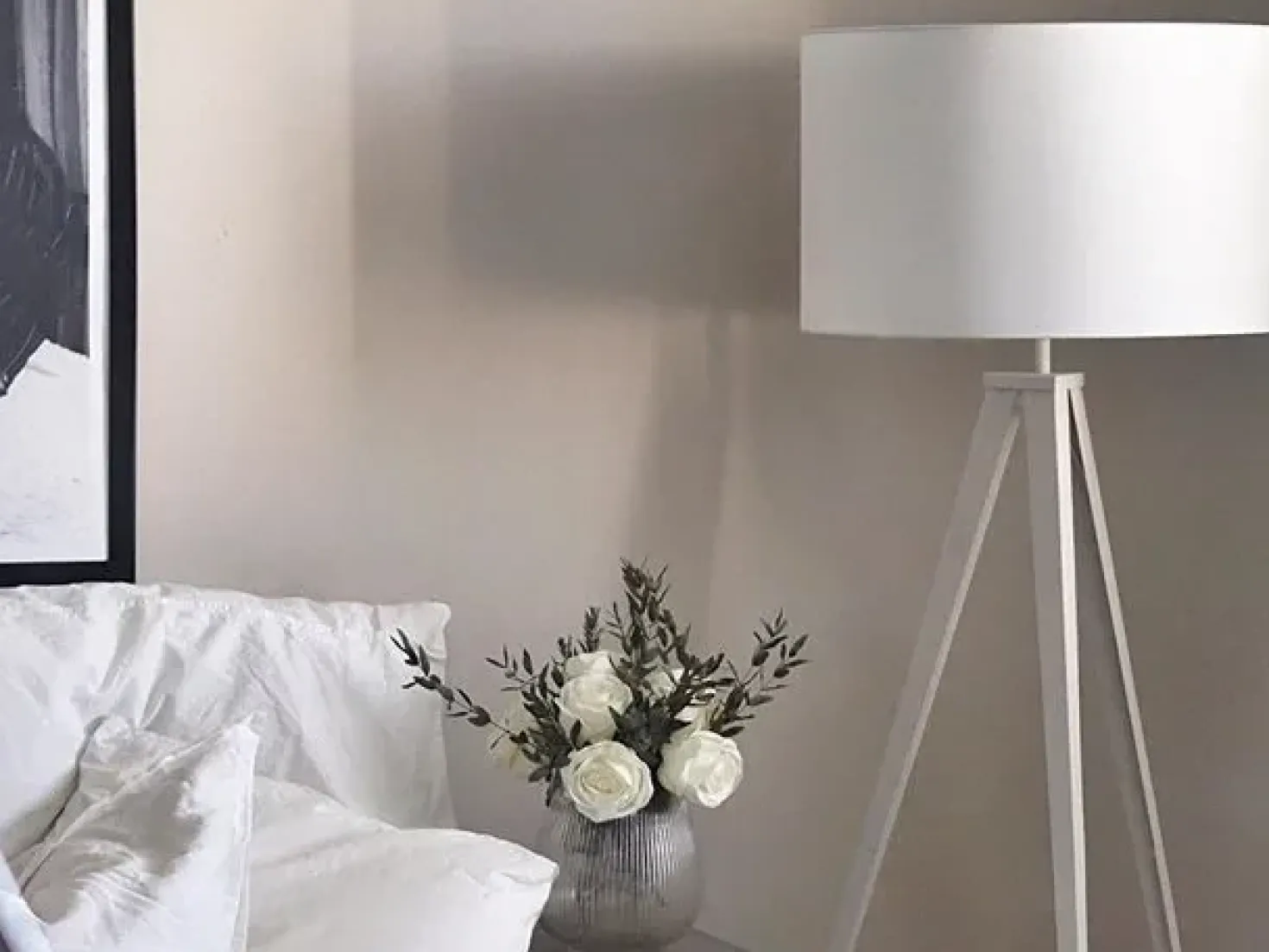 Lampada da pavimento STILETTO Metallo Bianco