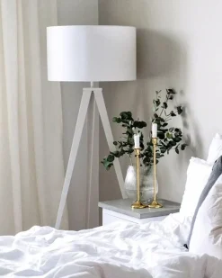 Lampada da pavimento STILETTO Metallo Bianco