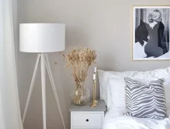 Lampada da pavimento STILETTO Metallo Bianco