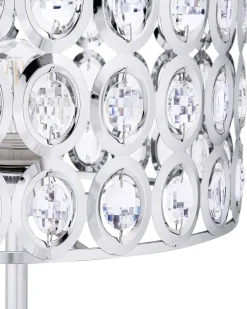 Lampada da pavimento TENNA Cristallo Argento