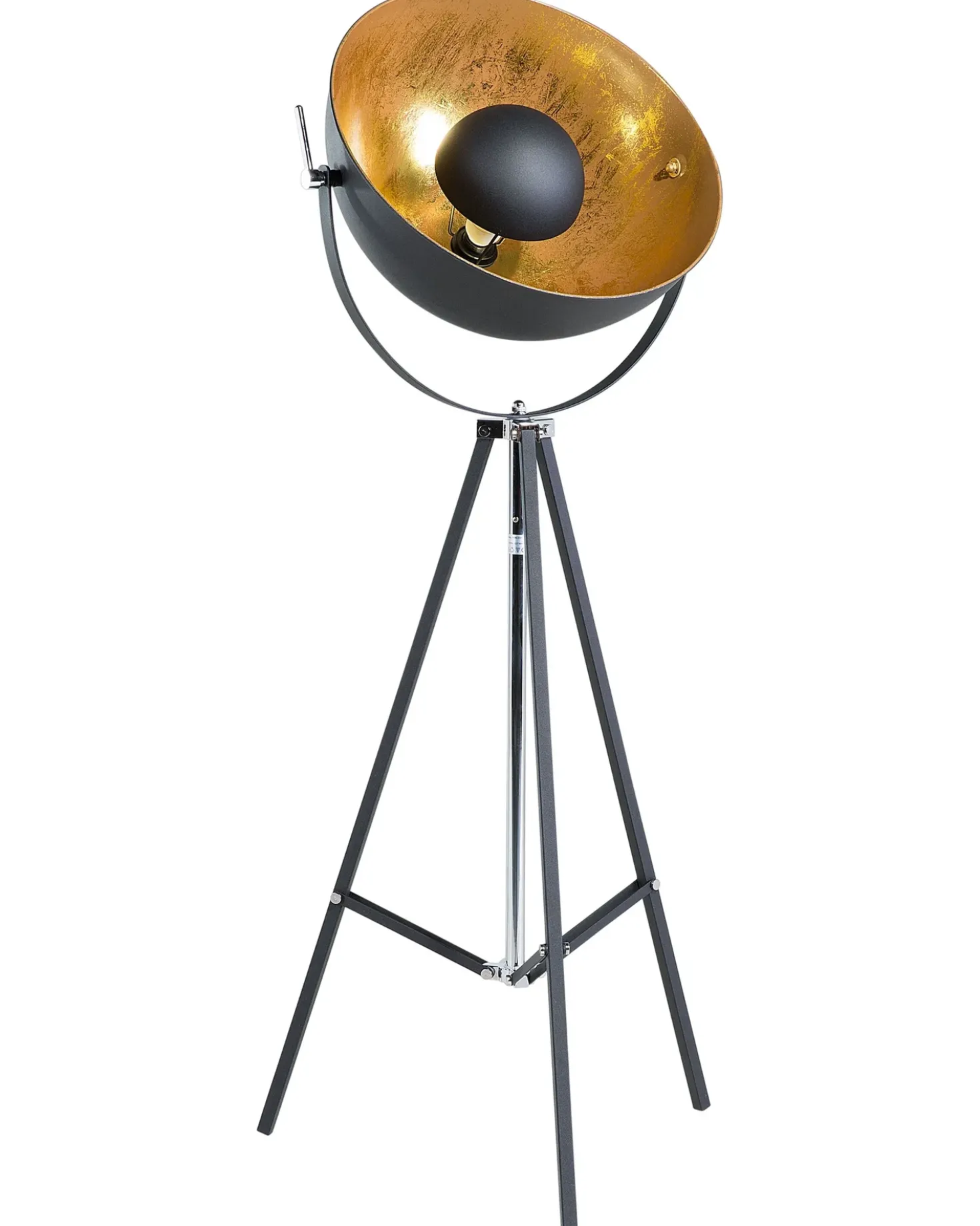 Lampada da pavimento THAMES Metallo Oro