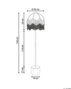 Lampada da pavimento UMGUZA Metallo Oro