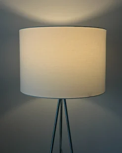 Lampada da pavimento VISTULA Metallo Argento