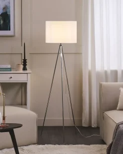 Lampada da pavimento VISTULA Metallo Argento