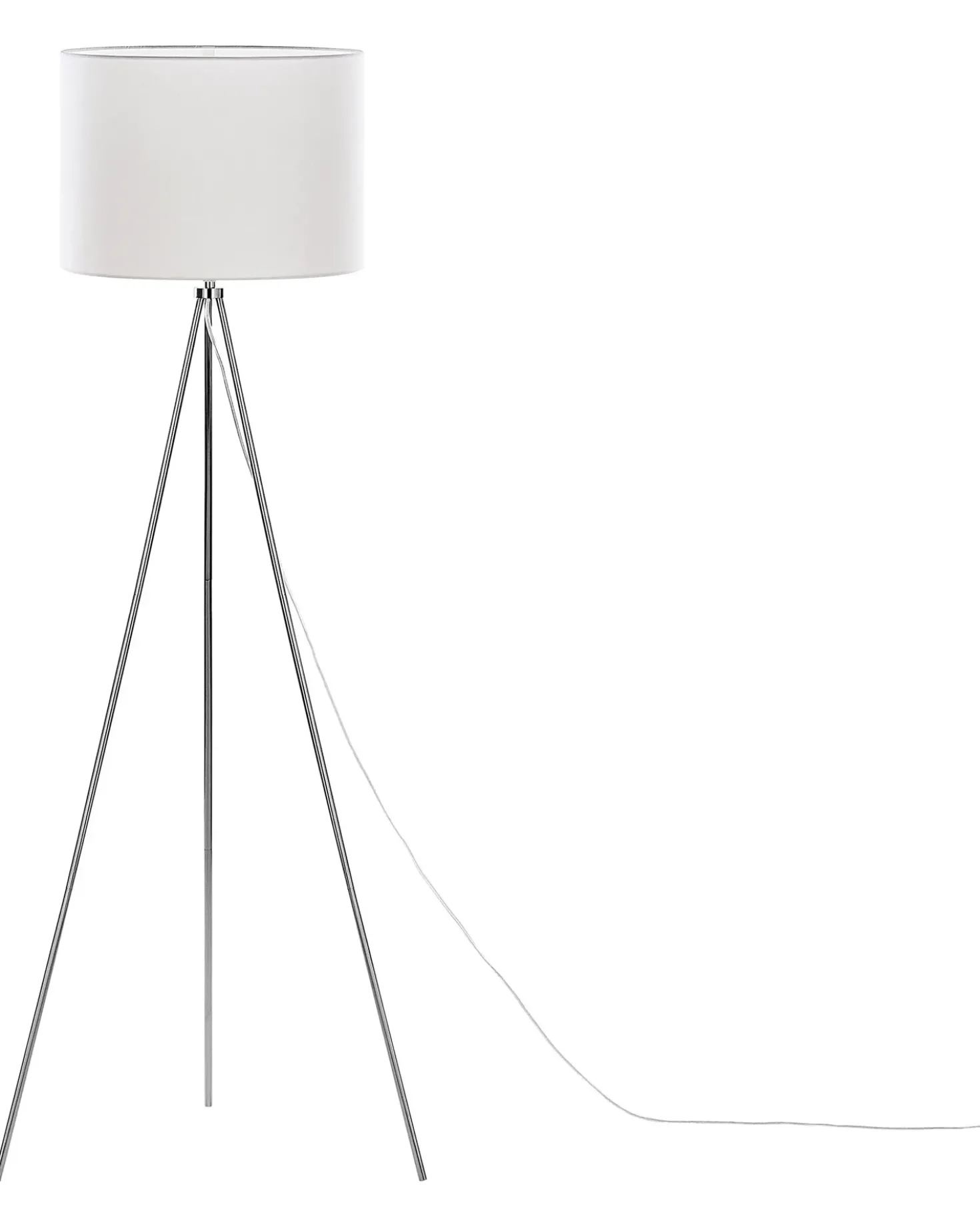 Lampada da pavimento VISTULA Metallo Argento