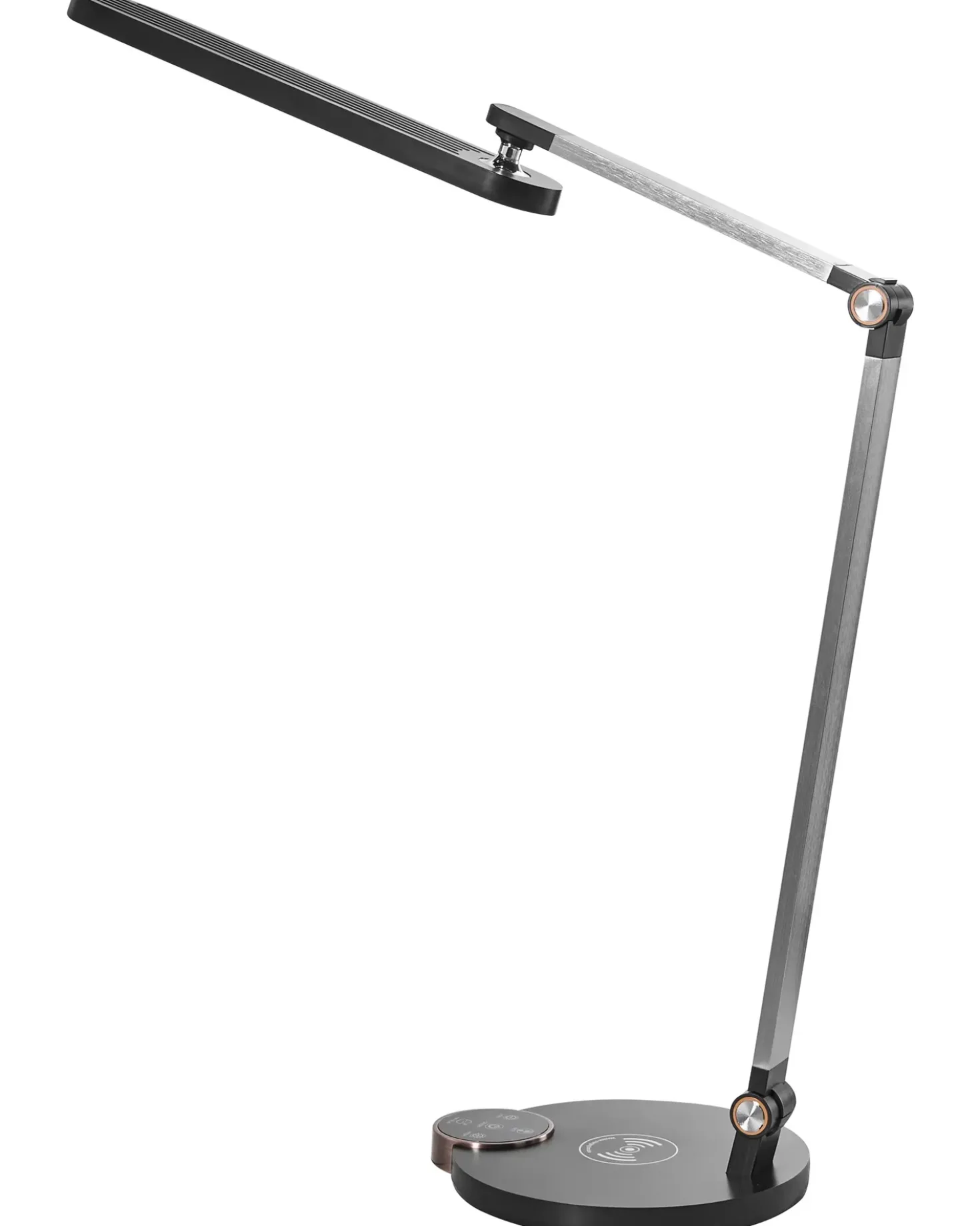 Lampada da scrivania a LED CAROY con Caricatore wireless Nero