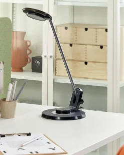 Lampada da scrivania a LED CORVUS con dimmer Metallo Nero