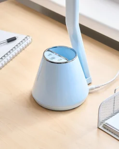 Lampada da scrivania a LED DENEB con dimmer Azzurro