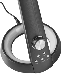 Lampada da scrivania a LED CANOPUS con porta USB Nero