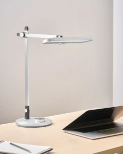 Lampada da scrivania a LED HYDRUS con dimmer Argento