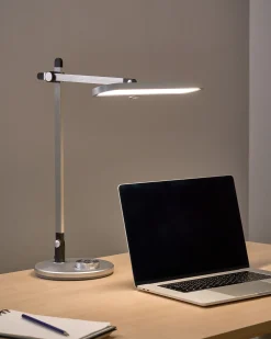 Lampada da scrivania a LED HYDRUS con dimmer Argento